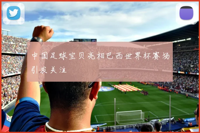 中国足球宝贝亮相巴西世界杯赛场引发关注